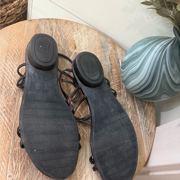 Stuart Weitzman Brown Strappy Sandals - Picture 3 of 9